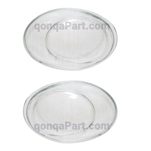 شیشه چراغ مه شکن (پروژکتور) پژو 206  چپ و راست (جفت)