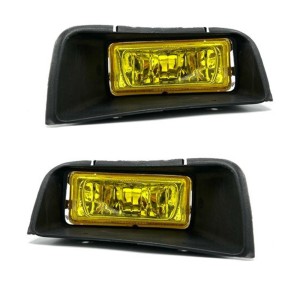 چراغ مه شکن جلو پژو 405 زرد (جفت)