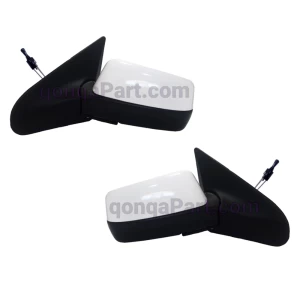 آینه بغل دستی سمند ال ایکس LX سفید کاوج چپ و راست (جفت)