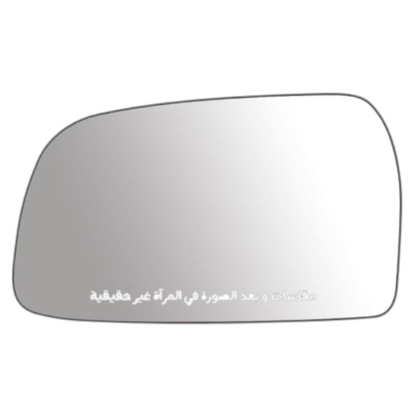 شیشه آینه بدون فریم هیوندای توسان 2008 چپ