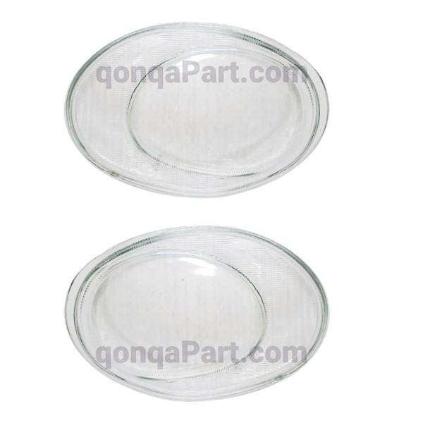 شیشه چراغ مه شکن (پروژکتور) پژو 206  چپ و راست (جفت)