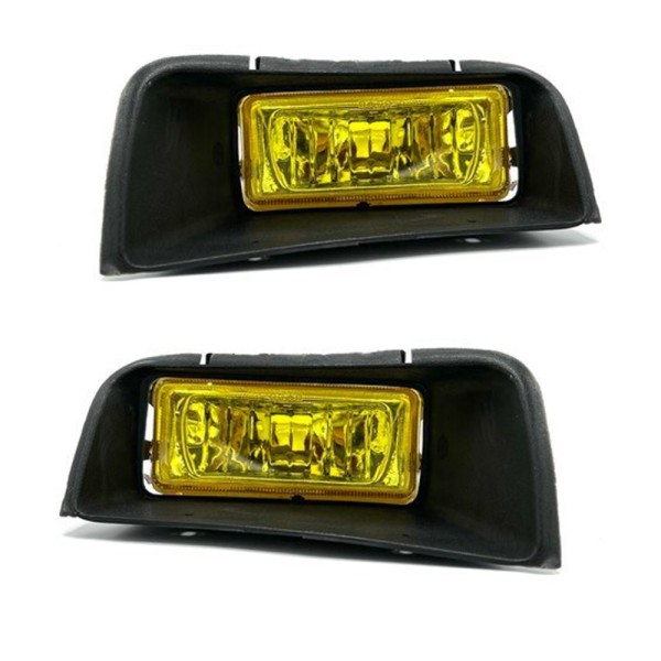چراغ مه شکن جلو پژو 405 زرد (جفت)
