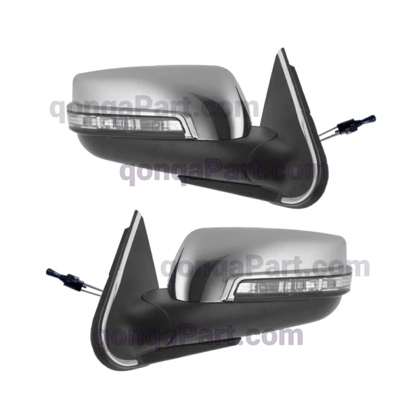 آینه بغل دستی راهنمادار پژو ، روآ ، آردی ، آریسان با فلاپ استیل چپ و راست (جفت)